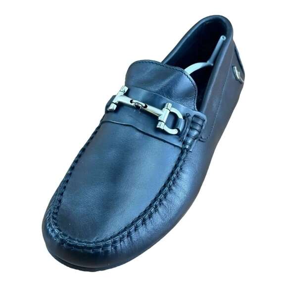 Re Ferdinando Men size 10.5-11 Driver Loafer Black leather main image 7